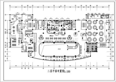 匠心獨運 某地酒店裝修平面設計圖解析